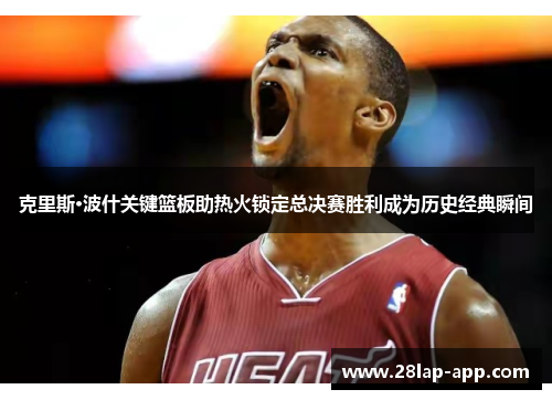克里斯·波什关键篮板助热火锁定总决赛胜利成为历史经典瞬间